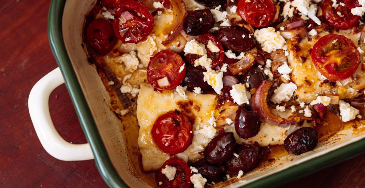 Mediterranean Fish Traybake Recipe