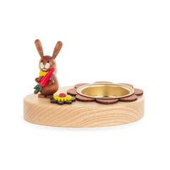 Rabbit with Carrot tea light holder