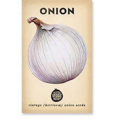 White Globe Onion Heirloom Seeds