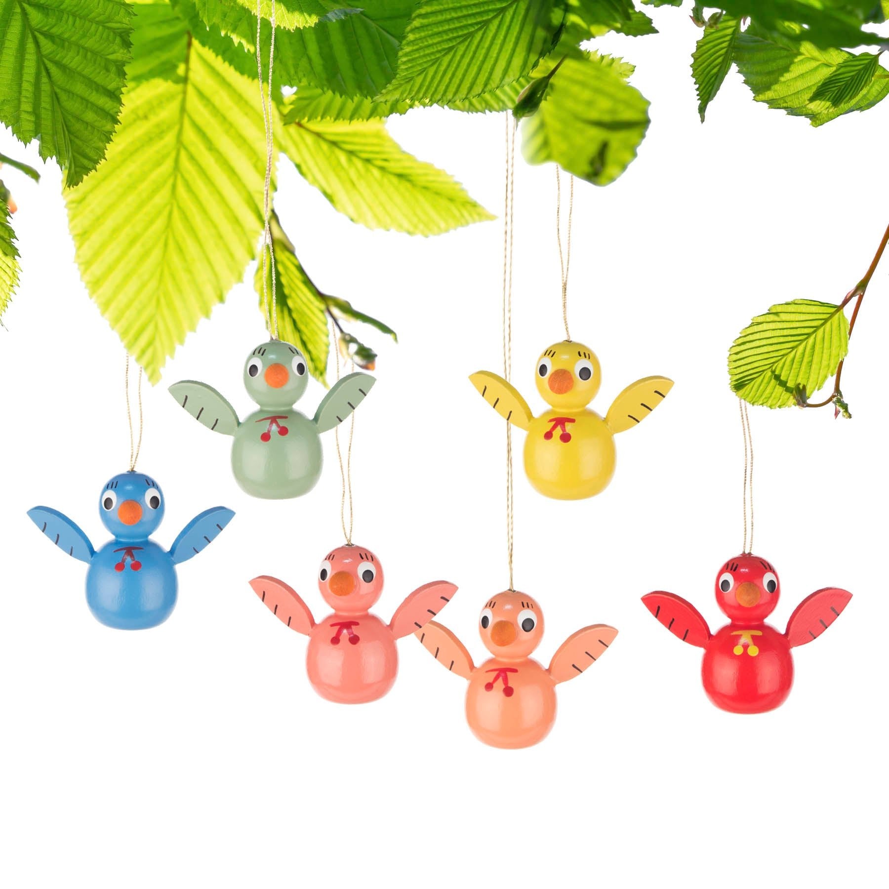 Hanging Tree Ornament Assorted Behang Chickens (6 Pack) - Gewürzhaus
