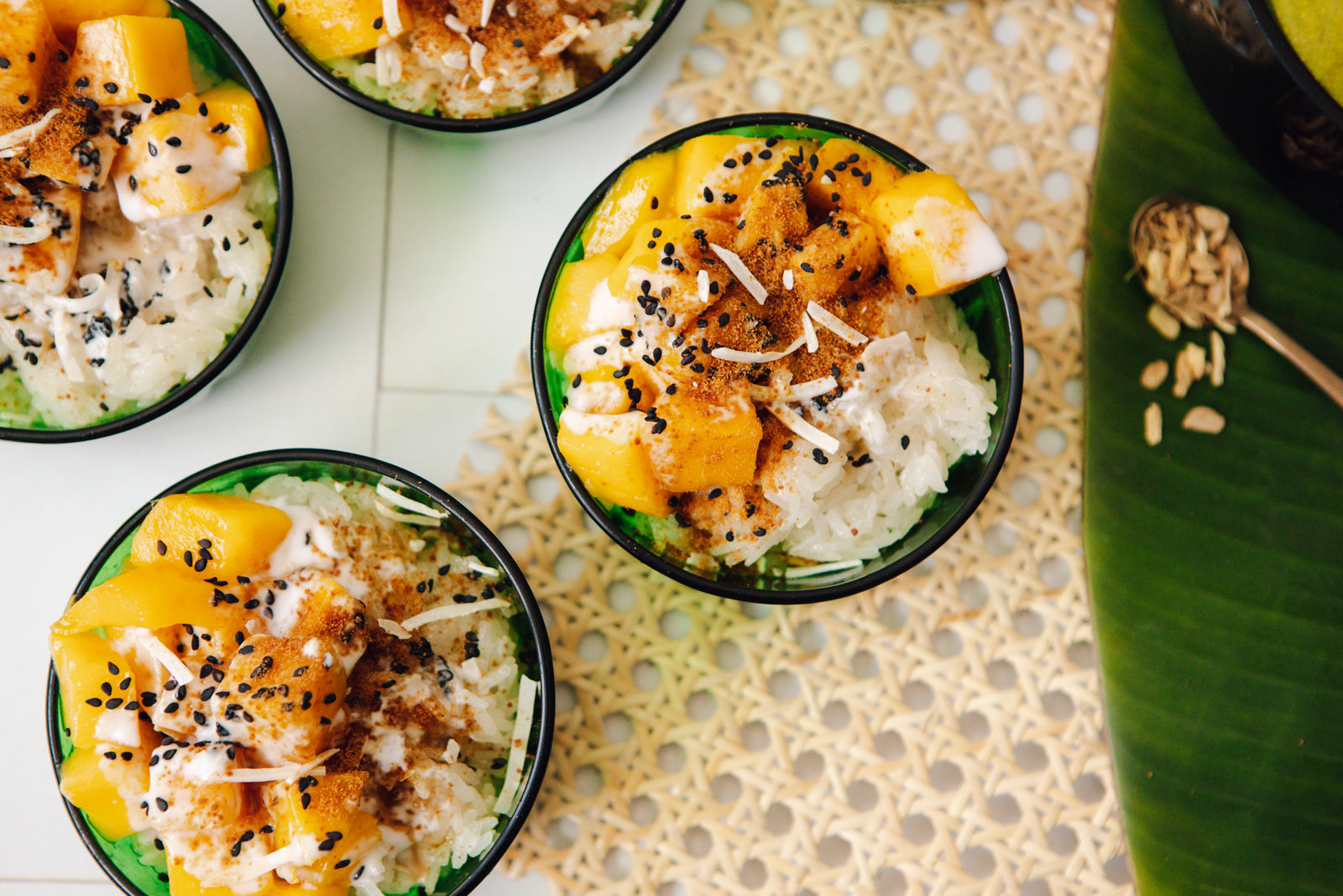 Sticky Coconut Rice with Mango Recipe