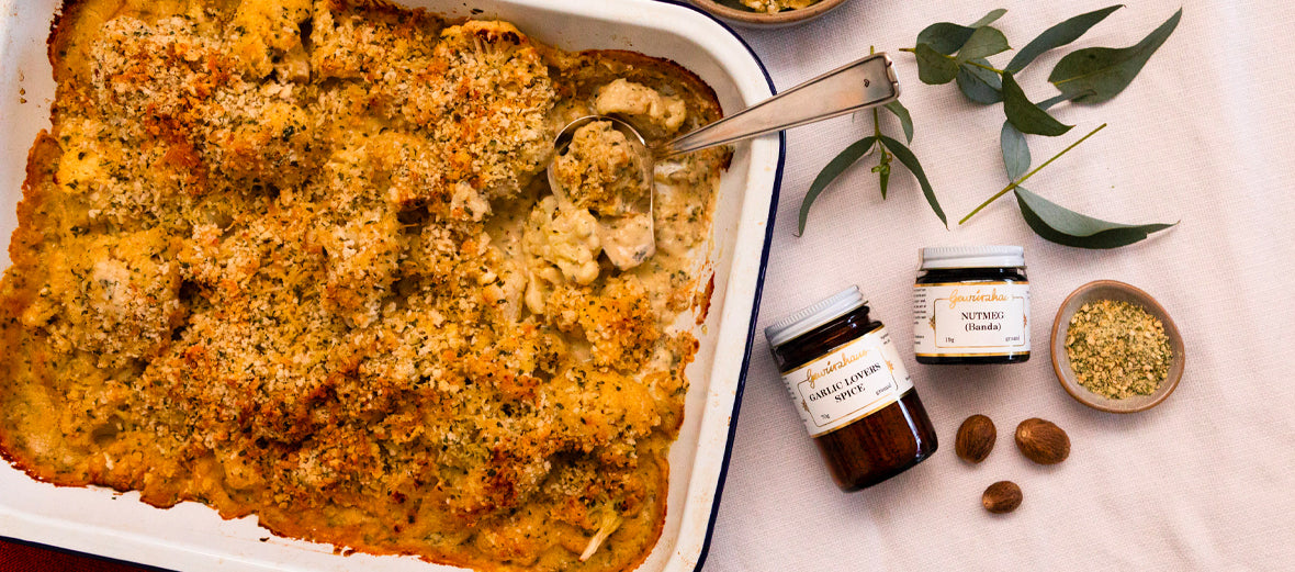 Creamy Cauliflower & Garlic Lovers' Gratin Recipe