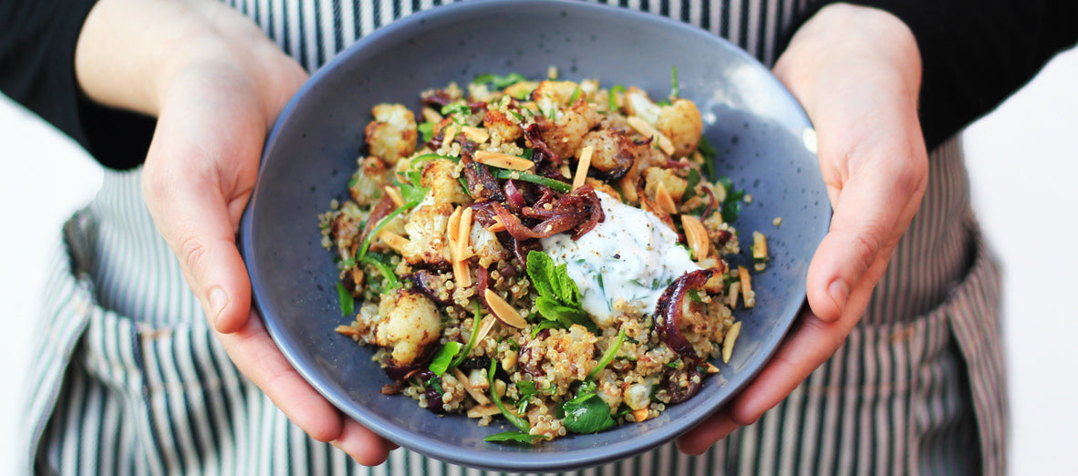 Spiced Cauliflower and Quinoa Salad Recipe