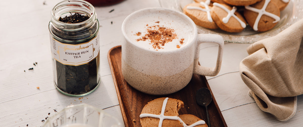 Organic Easter Bun Tea Latte Recipe