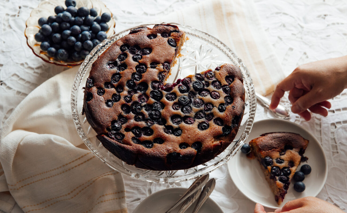 Vegan Blueberry Cake