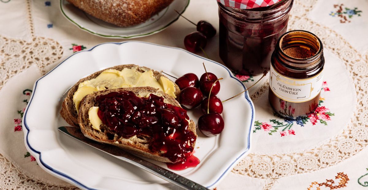 Glühwein & Sour Cherry Jam Recipe