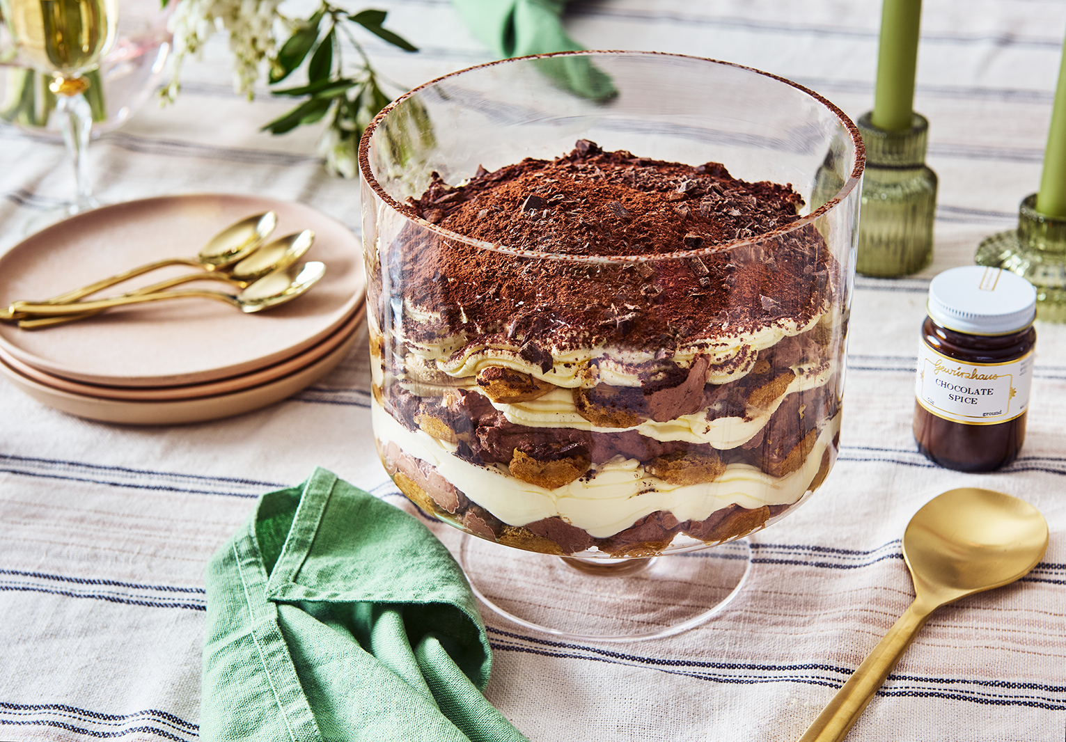 Chocolate Spiced Tiramisu Recipe