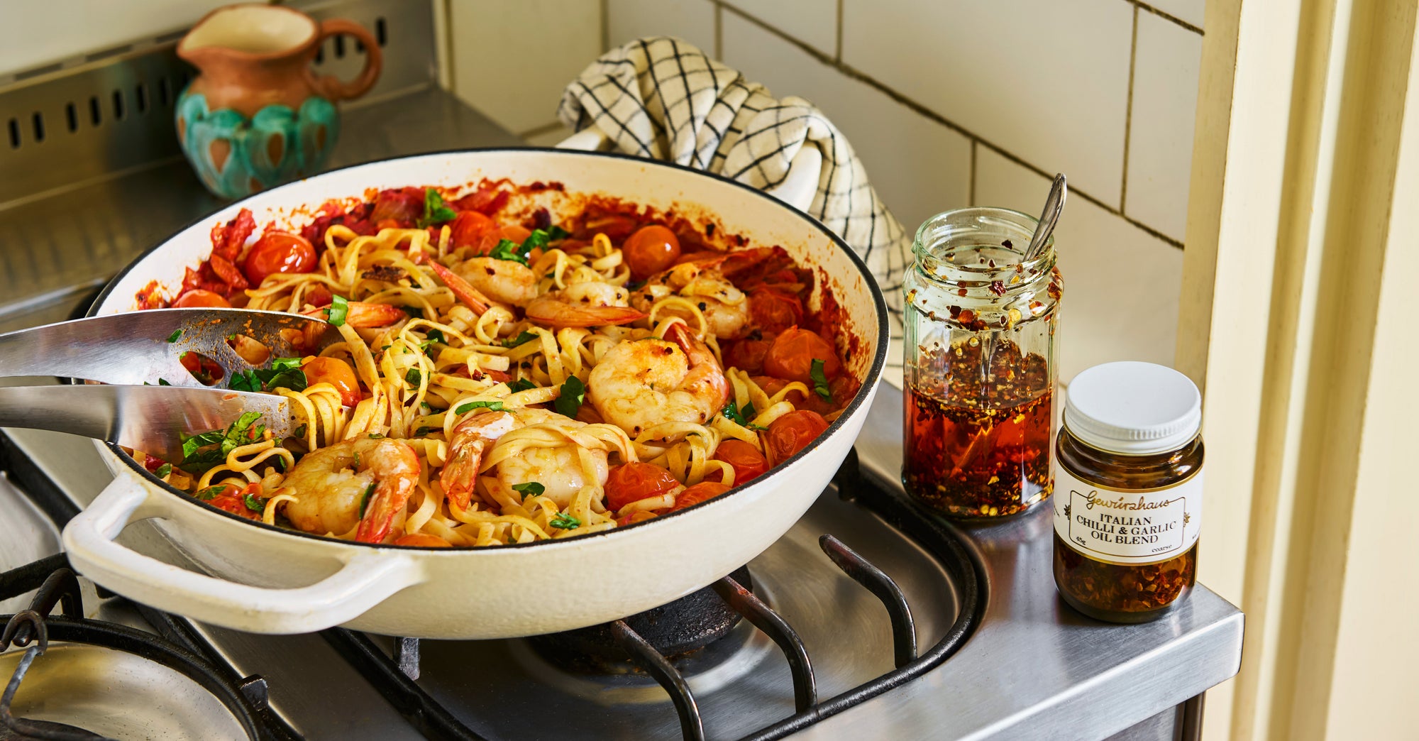 Prawn Ragu Chilli Prawn Pasta – Gewürzhaus
