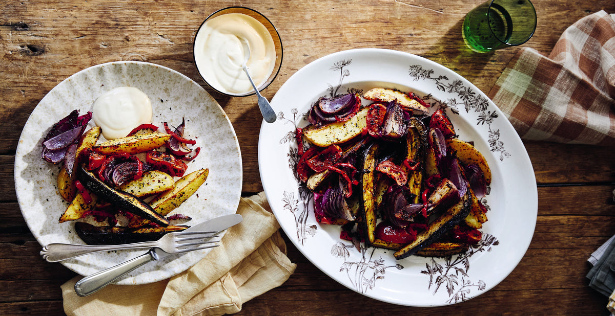 Speckled Late Summer Vegetables - Photo: Armelle Habib