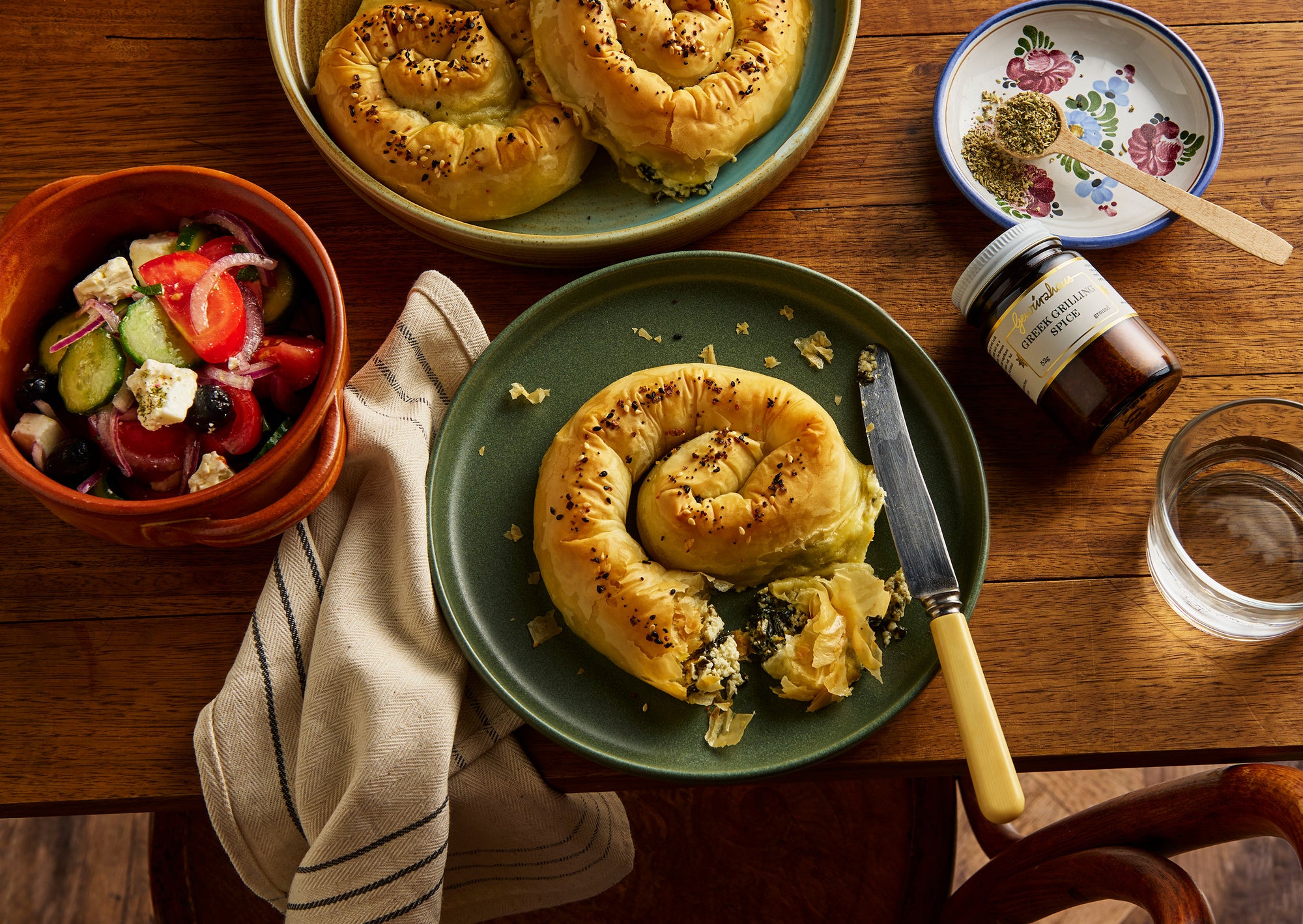 Easy Spanakopita Spirals