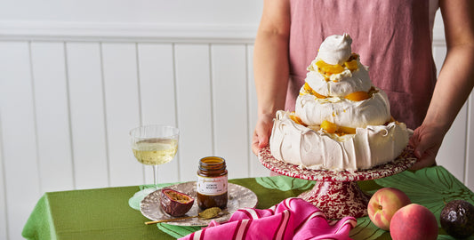 Lemon Myrtle Tiered Pavlova 