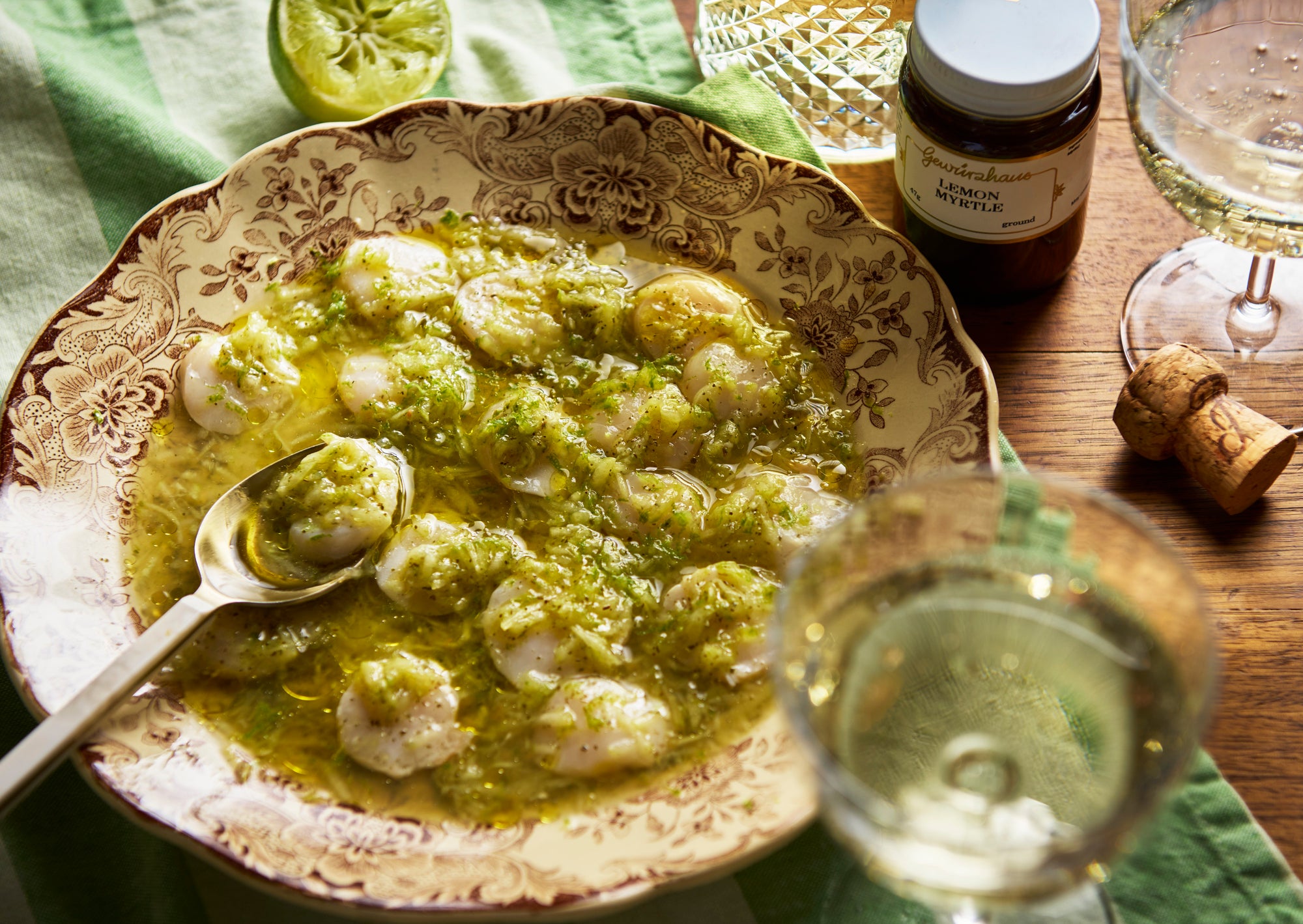 Gin & Tonic Scallop Crudo