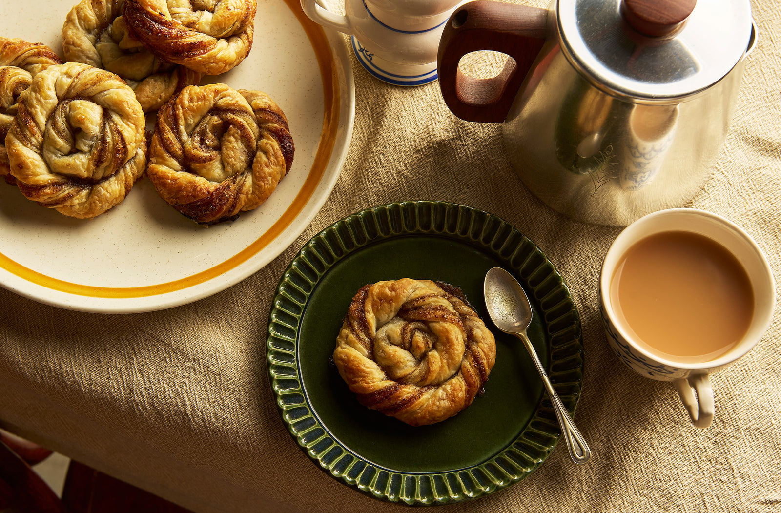Quick Cardamom Scrolls