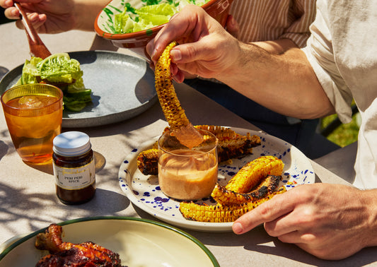 Quick Peri Peri Corn Ribs