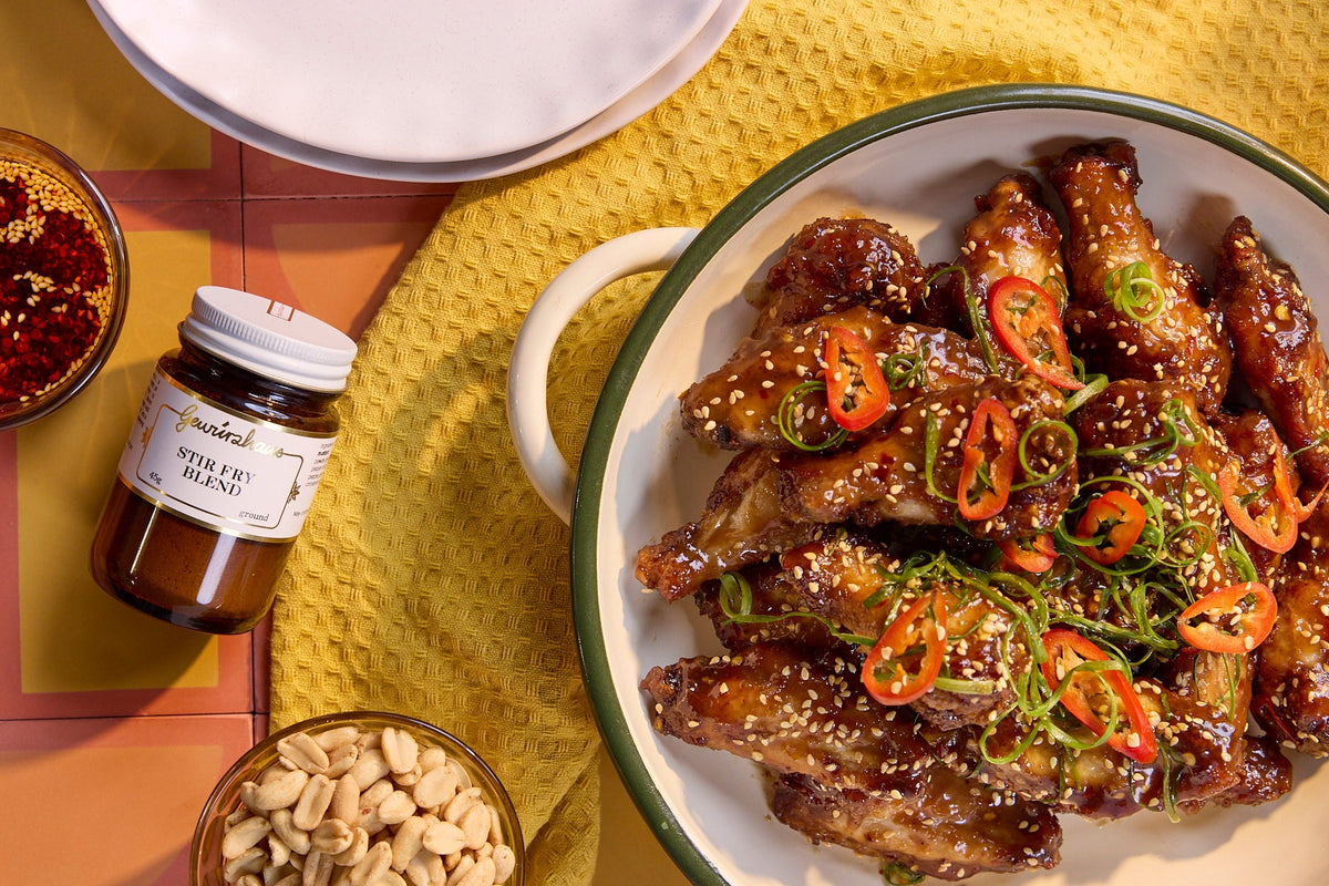 Honey Soy Glazed Sticky Chicken Wings 