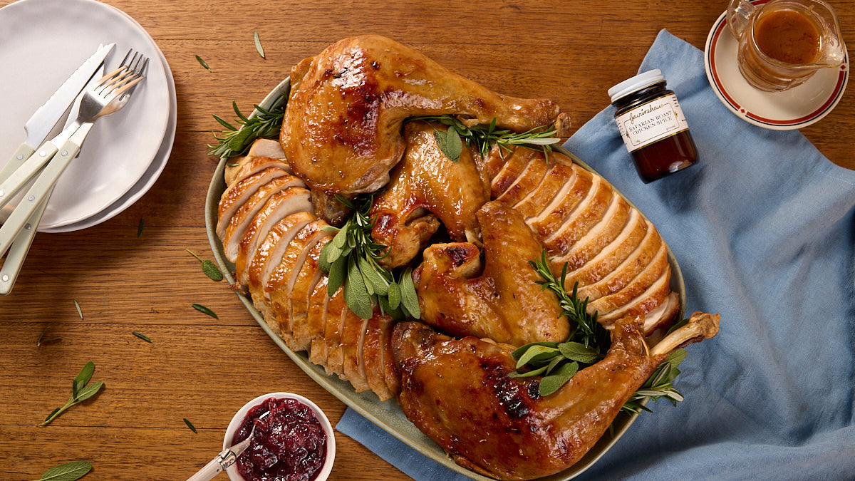 Bavarian Roast Turkey with Maple Butter Glaze