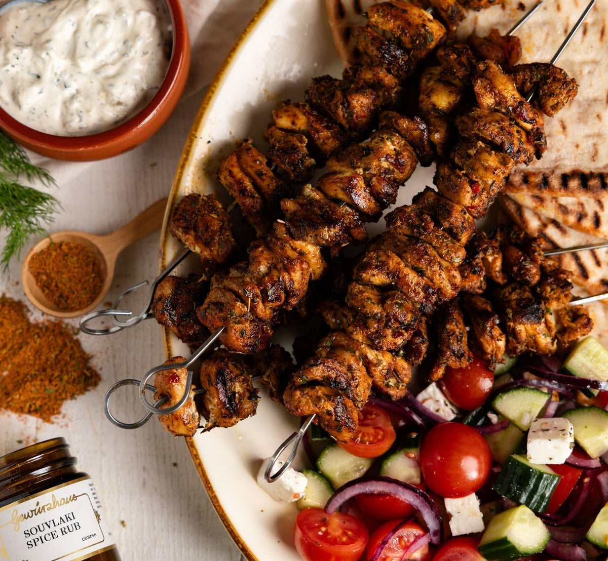 Chicken Souvlaki Wrap