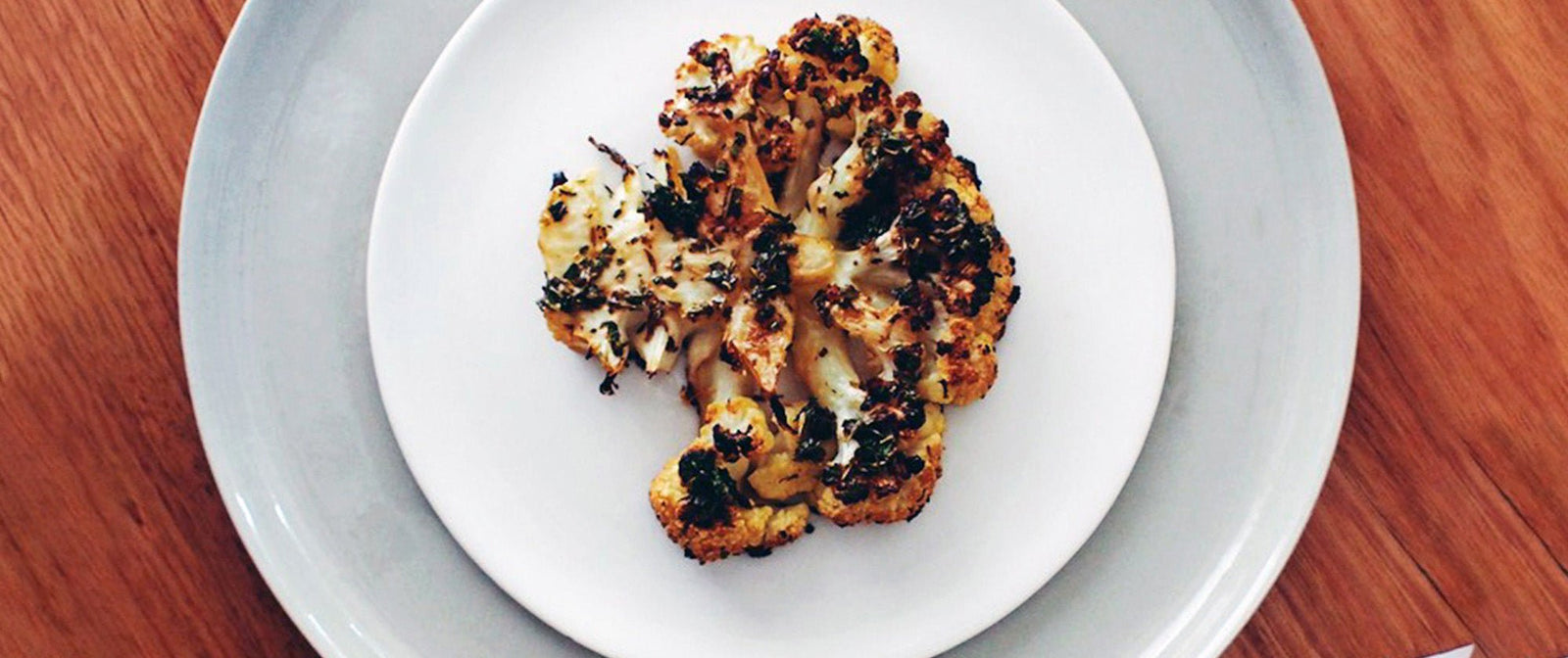 Cauliflower Steaks with Chimichurri Sauce - Gewürzhaus