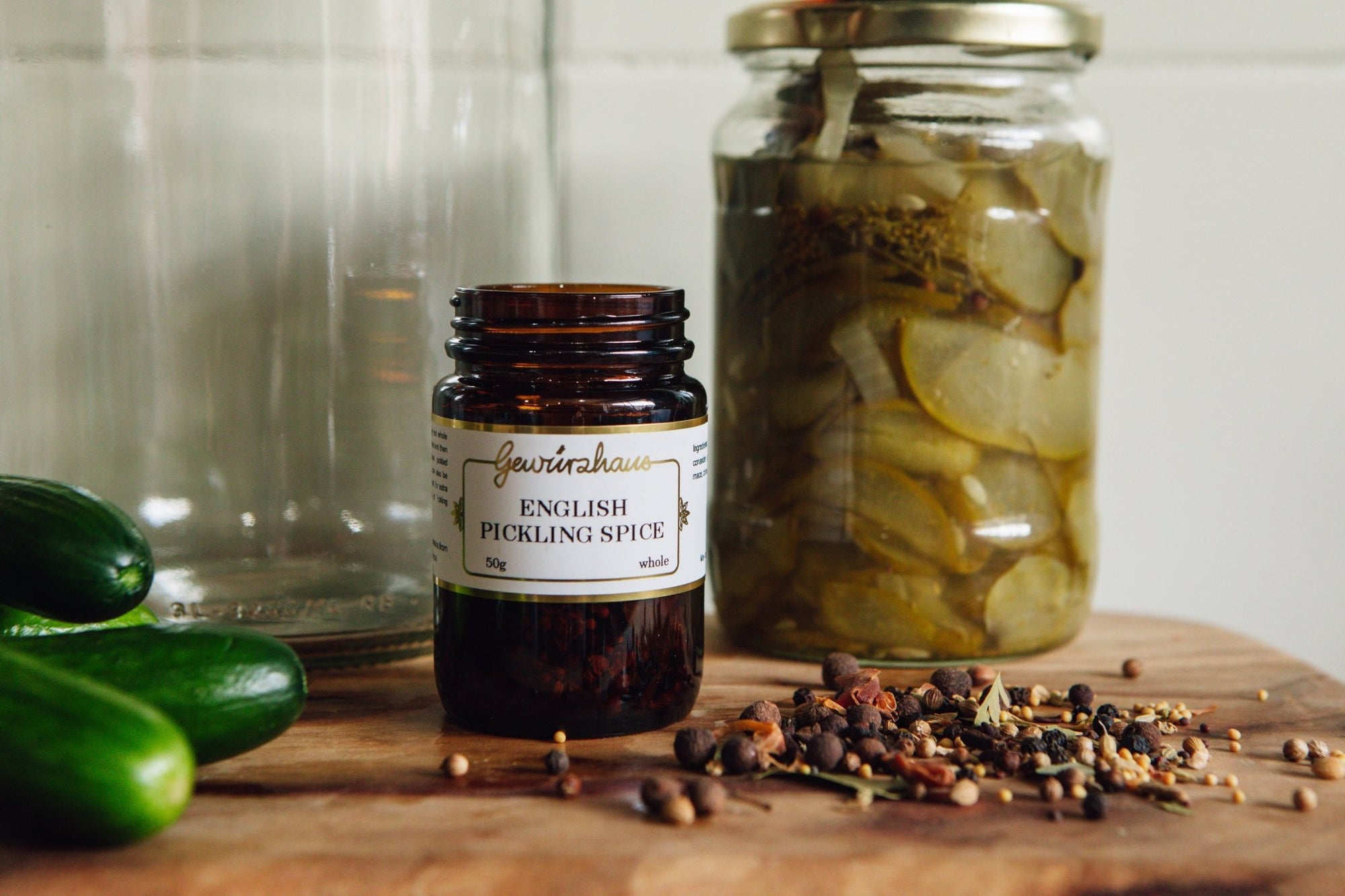Classic Spiced Cucumber Pickles - Gewürzhaus