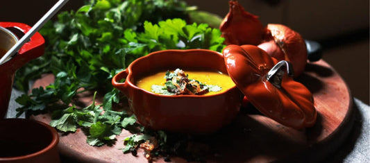 Moroccan Pumpkin Spiced Soup with Fried Shallots - Gewürzhaus
