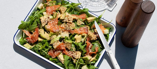 Smoked Salmon with Avocado & Spiced Sesame Seeds - Gewürzhaus