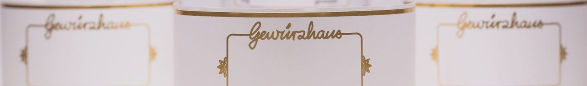New Printed Labels - Gewürzhaus