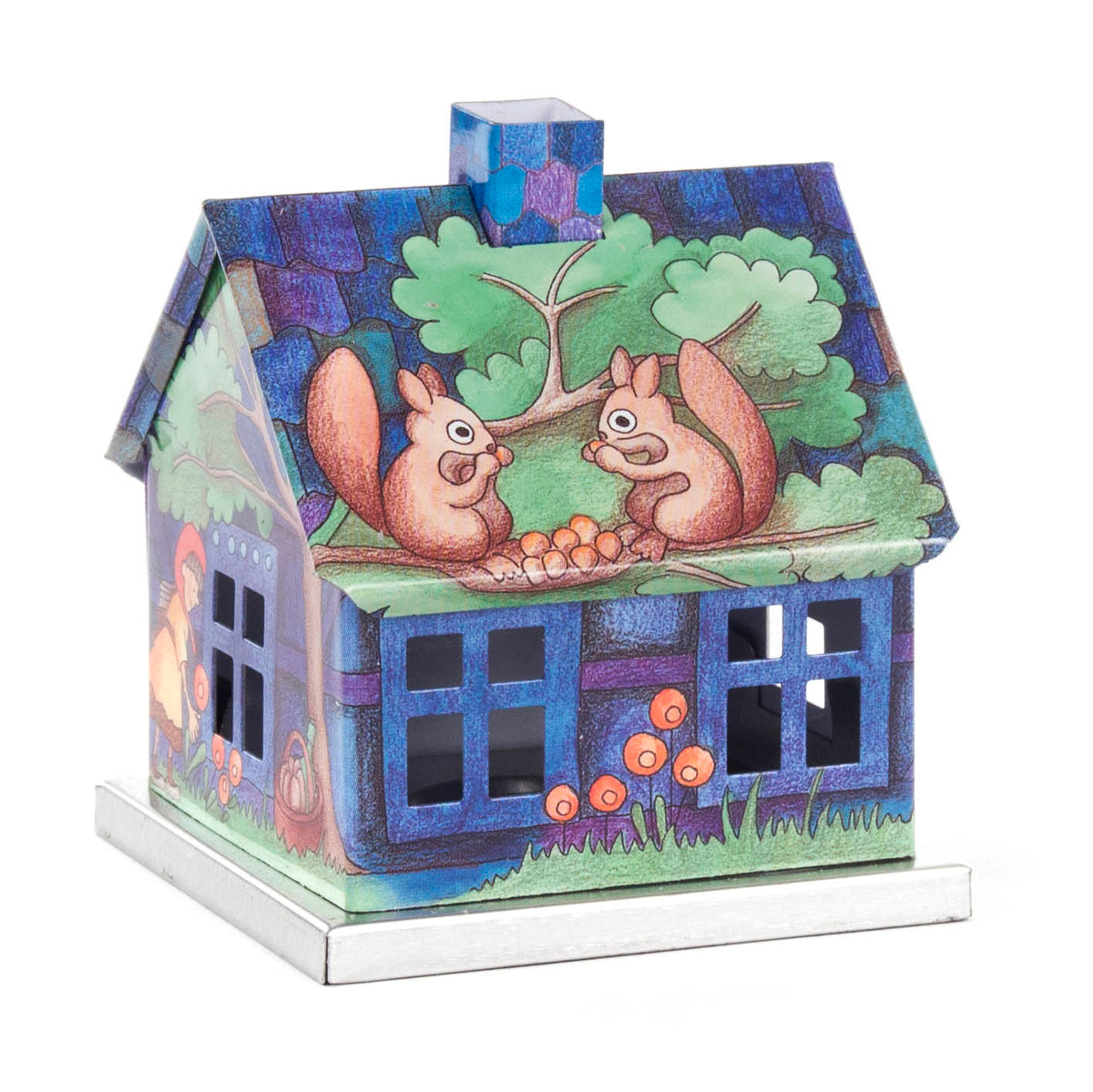 Smoker, Tin House, Little Red Riding Hood, Blue