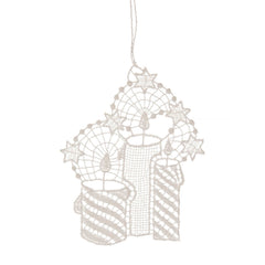 Ornament, Lace, Candles