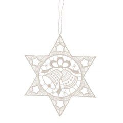 Ornament, Lace, Star with Bells