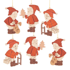 Ornament, Santa Claus, Colour Lasercut