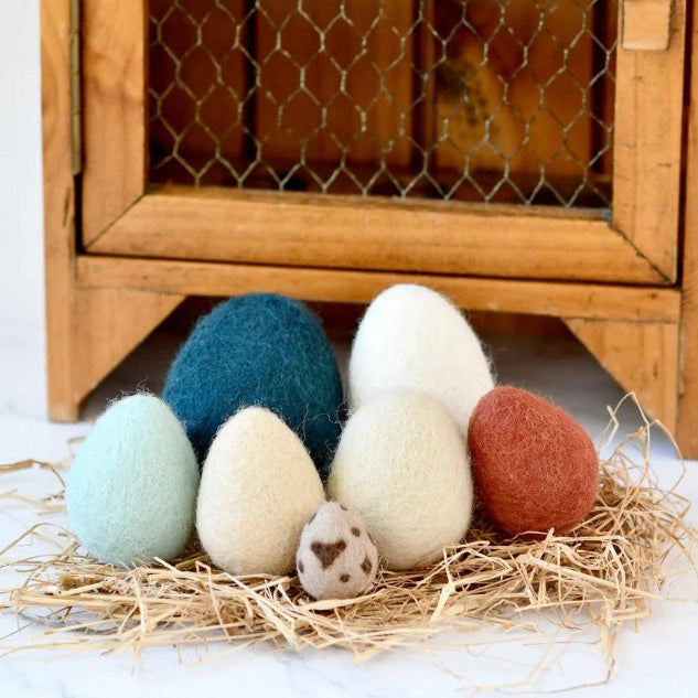 Gewürzhaus - Needle Felt Poultry Eggs (7 types)