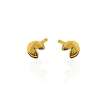 Gewürzhaus - Fortune Cookie Stud Earring 18K Gold Plated