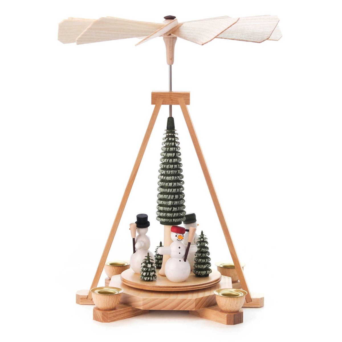 Pyramid, Snowmen with Trees, Pyramid Candles