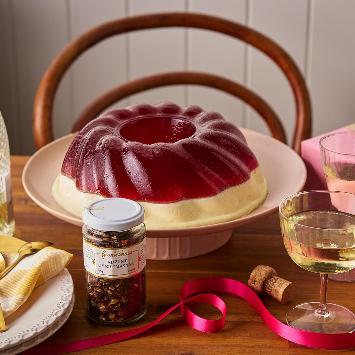 Gewürzhaus - Advent Tea Jelly & Vanilla Bean Panna Cotta Bundt