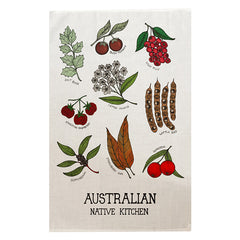 Australian Native Kitchen Tea Towel