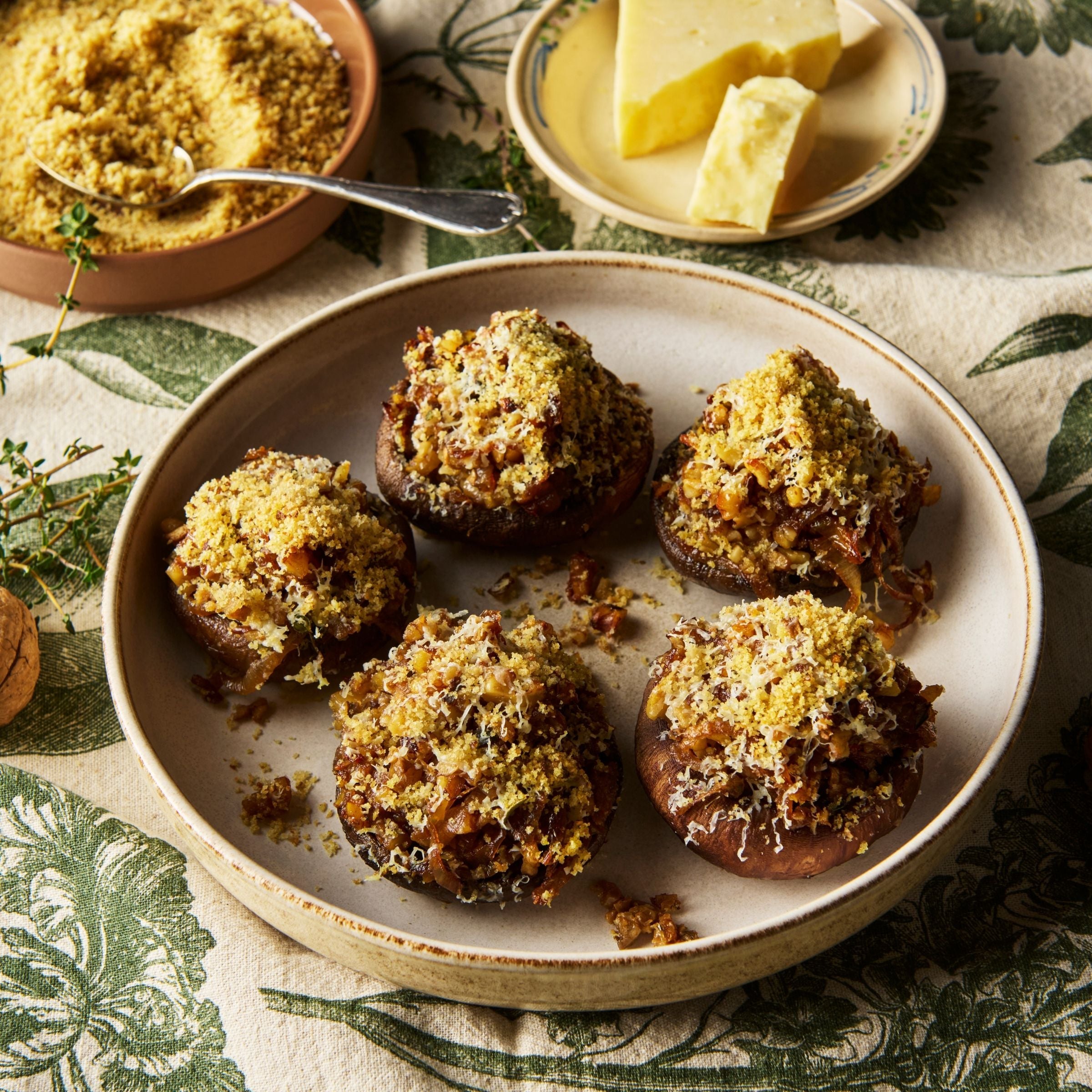 Gewürzhaus - Australian Bush Pepper Blend - Stuffed Australian Bush Pepper Mushrooms
