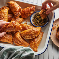 Beef Empanadas with Chimichurri Dip