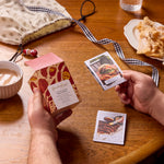 Gewürzhaus Five Favourites - Fire & Smokes Gift Box Open with a sachet and christmas decorations