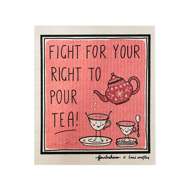 Pour Tea Dishcloth