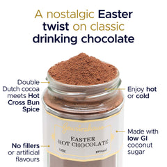A nostalgic Easter twist on classic drinking chocolate