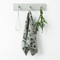 Gewürzhaus - Linen Tea Towel - Eucalyptus on Natural