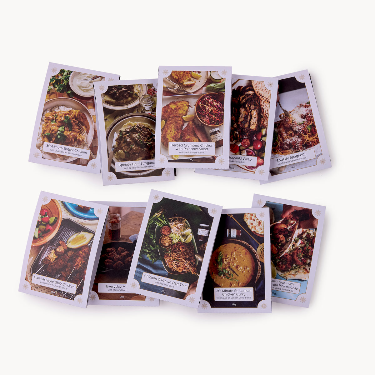 Gewürzhaus Ten Favourites - 30 Minute Marvels Gift Box Sachets