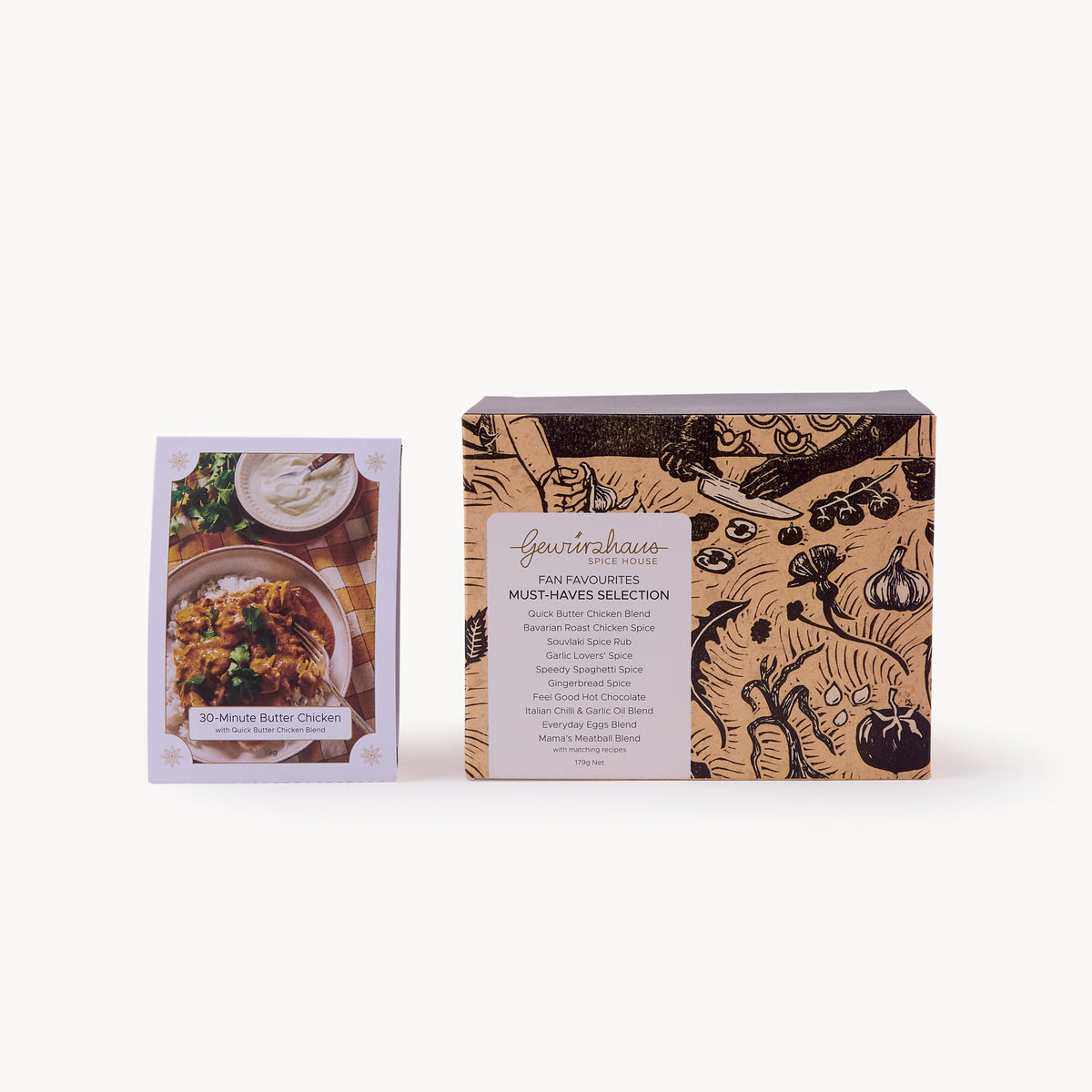 Gewürzhaus Ten Favourites - Pantry Essentials Gift Box with sachet