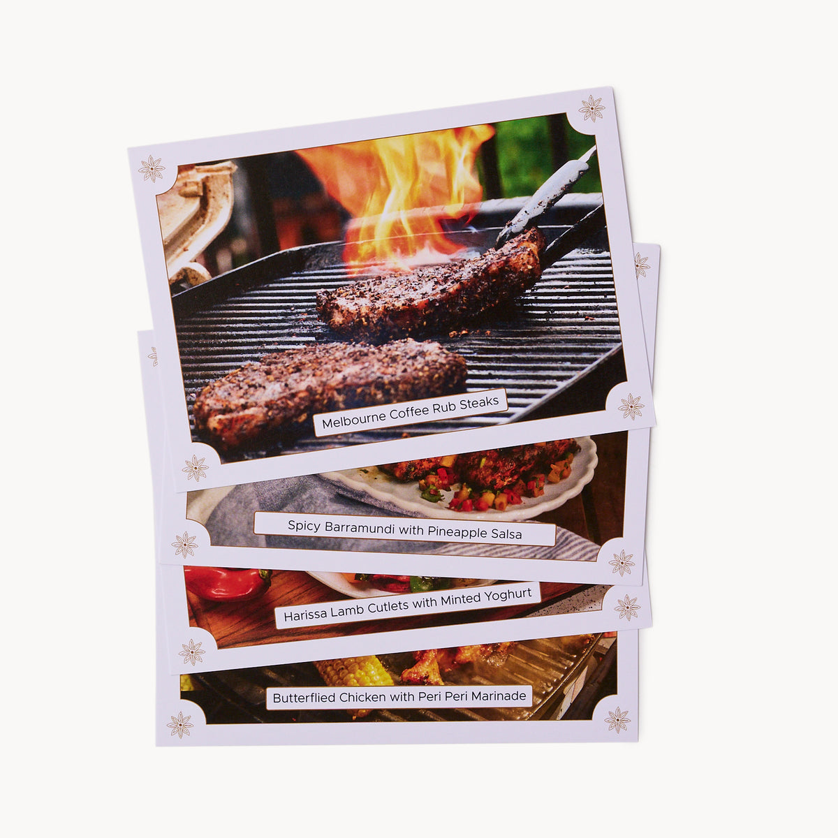 Gewürzhaus Fire & Smoke Gift Pack Recipe Cards