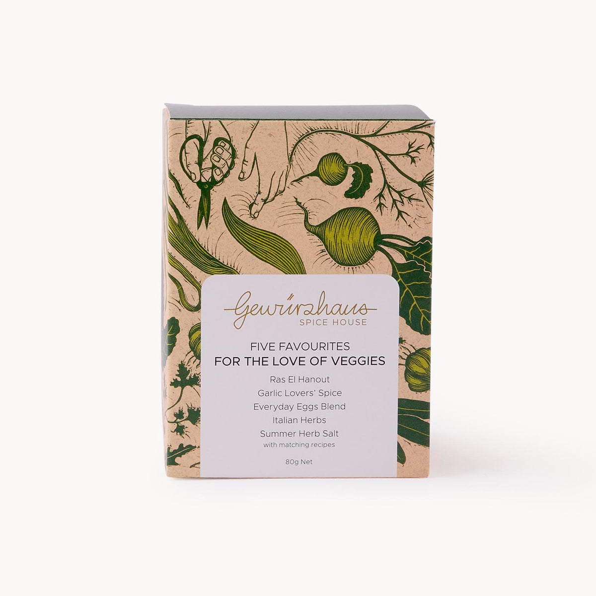 Gewürzhaus Five Favourites - For The Love Of Veggies Gift Box