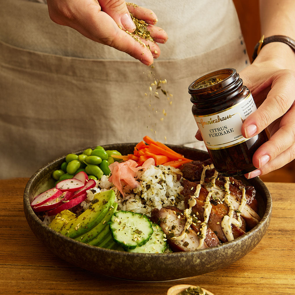 Gewürzhaus - Honey Soy Chicken Rice Bowl with Citrus Furikake