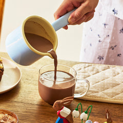 Classic Milk Pot with Handle 9cm Pastel Blue - Gewürzhaus