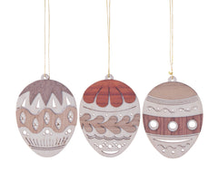 Hanging Tree Ornament, Easter Egg (6 Pack)
