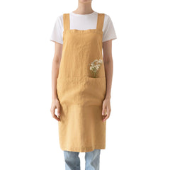 Linen Crossback Apron