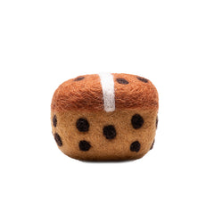 Needle Felt Hot Cross Bun